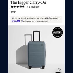 Away luggage the Bigger Carry On Blue 