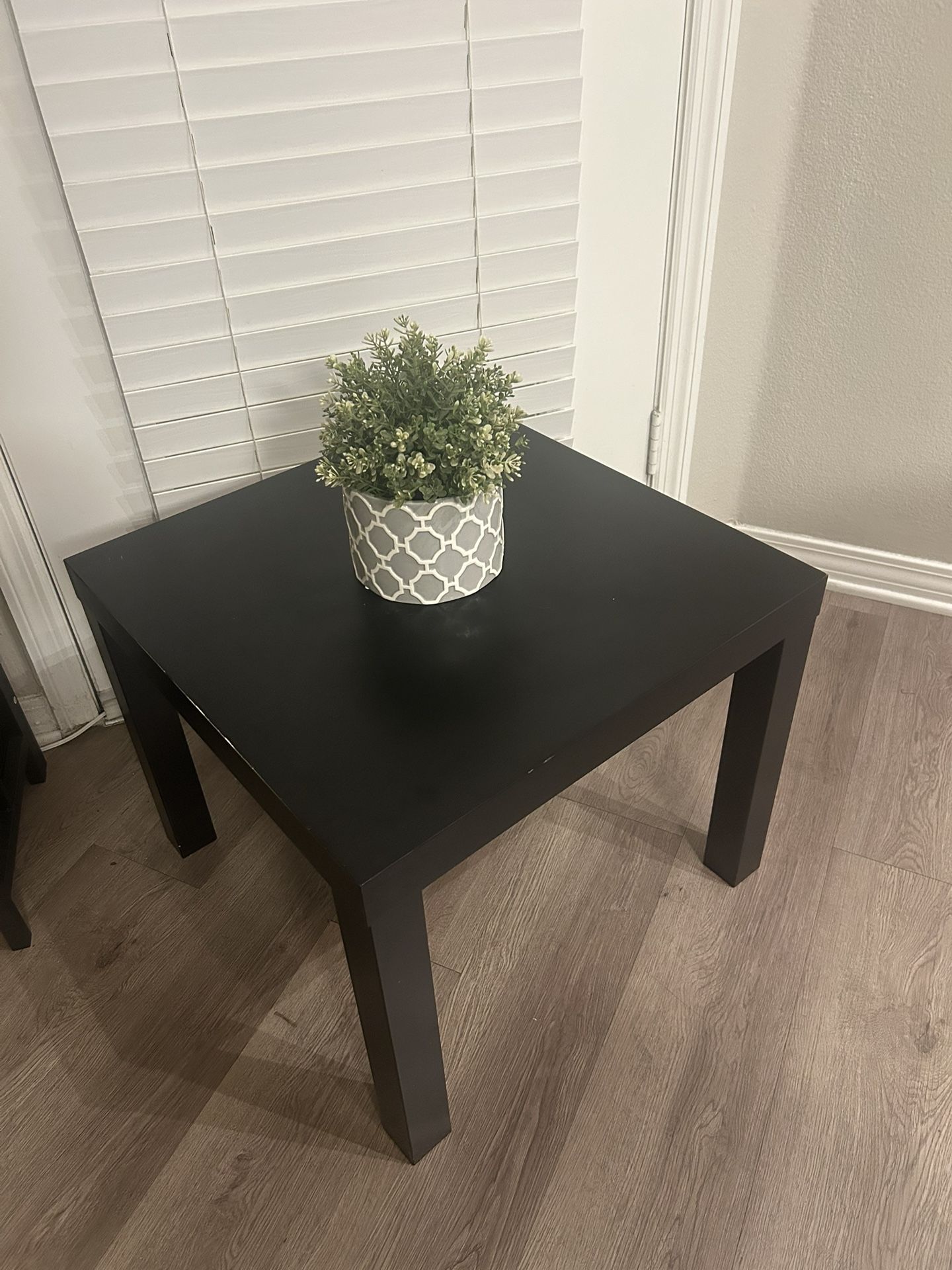 Black Side Table