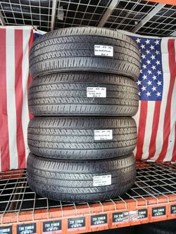 ✅ 4 NICE USED TIRES P235/55R20 BRIDGESTONE ECOPIA HL422 PLUS ALL SEASON USED TIRES 235 55 20