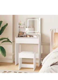 White Makeup Vanity