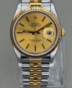 Rolex Datejust - 16233 - 36mm - Champagne Dial - Jubilee - 1991 - Watch Only