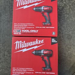 Drill Driver Milwaukee M18 (each) (firm price)