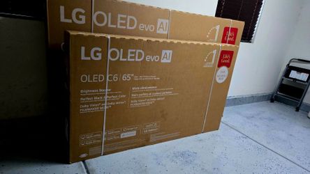 65 Inch Oled LG C6 Smart TV 4K UHD with 165 Hz refresh rate. New in the box.