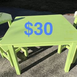 Kids Table (28”x28”x20”ht)