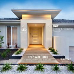 New 12 Pack Exterior Lights from Nuwatt - DIMMABLE Bullet Style LED Landscaping Walls Security