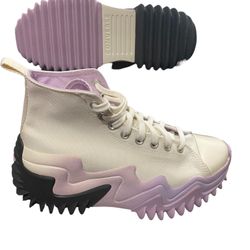 Converse unisex men size 8.5 women 10 Run Star Motion Hi  172891C color beige