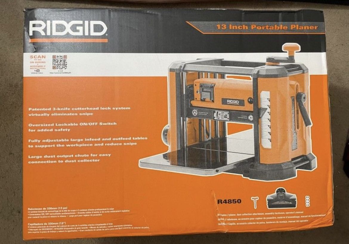 RIDGID 3-Blade Planer