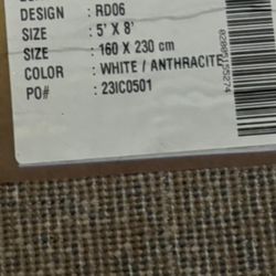 Animal print large rug