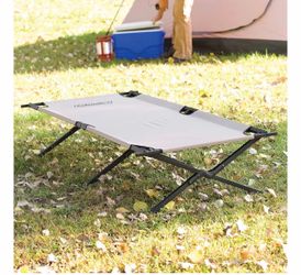 Coleman Trailhead II Large Folding Cot with Easy Setup & Takedown, Supports Adults up to 6ft 2in or 300lbs, Great for Camping, Lounging, Elevated Slee