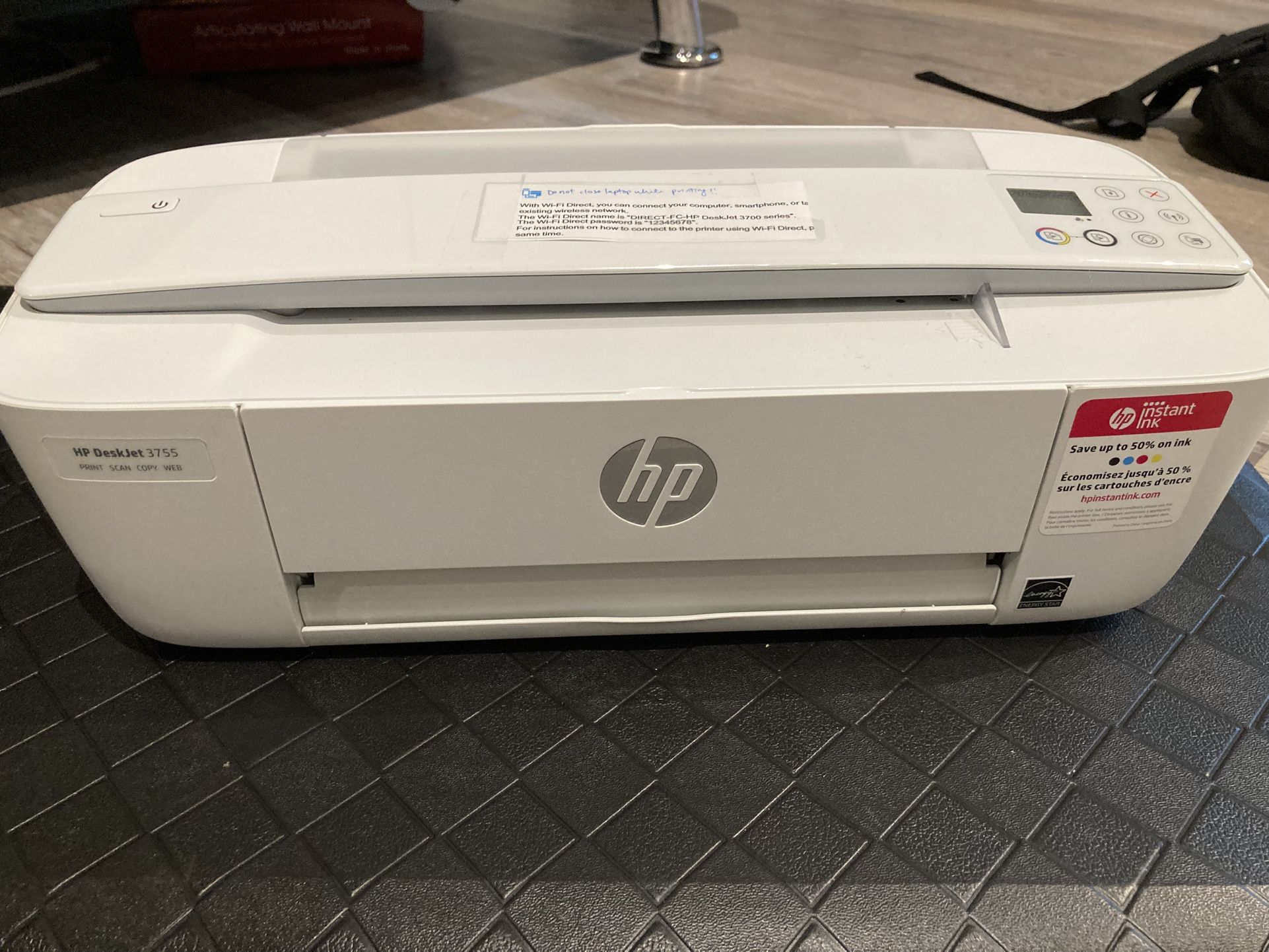 HP DeskJet 3755 Color Printer