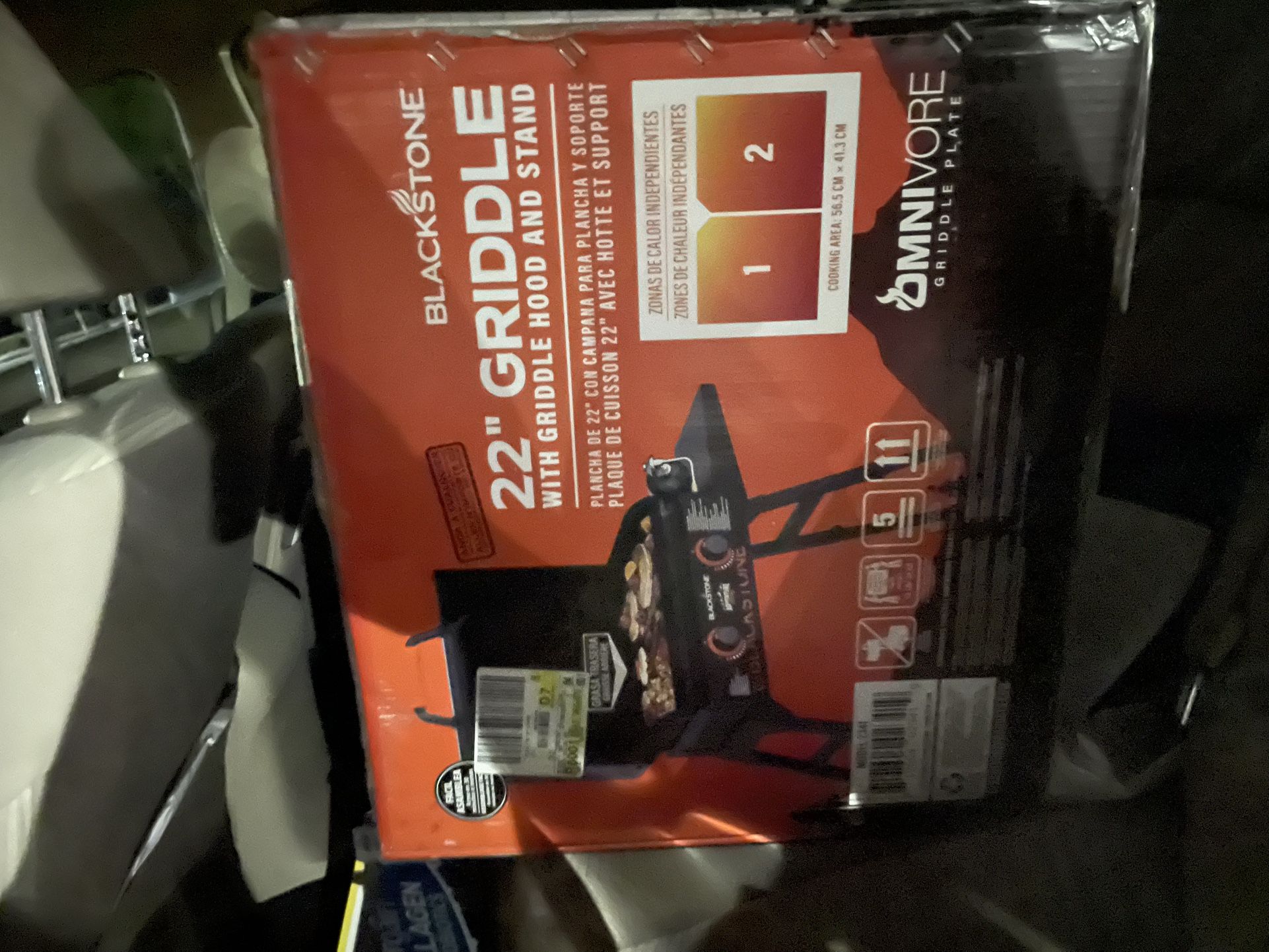 22” Blackstone Griddle With Stand. Still In Box Never Used.