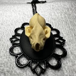 BAT - Animal Skull - RESIN REPLICA - Pendant / Necklace