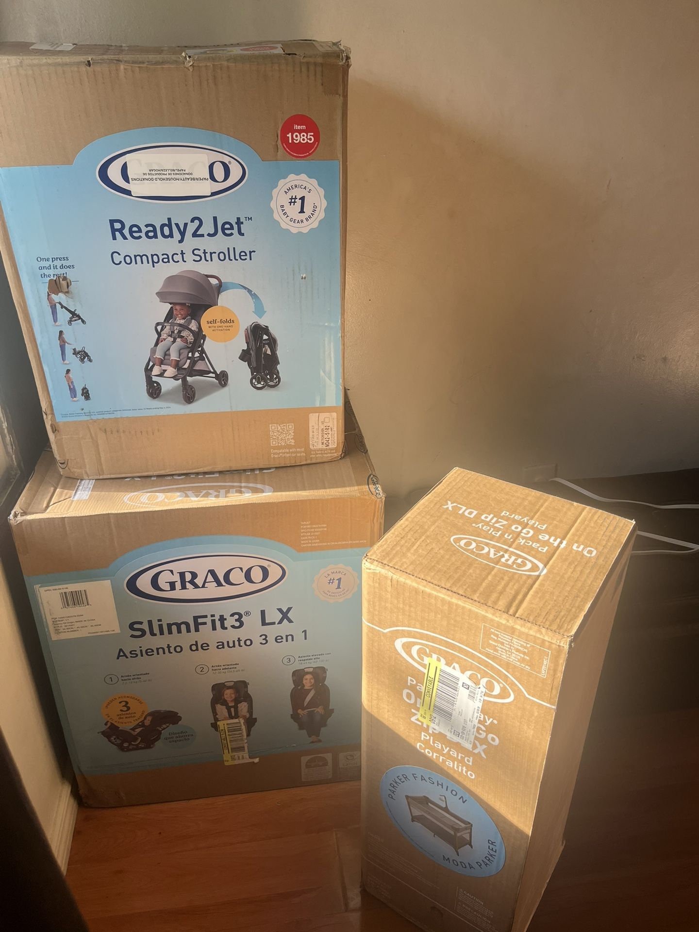 New Graco Baby Set – Ready2Jet + SlimFit3 LX + Pack n Play