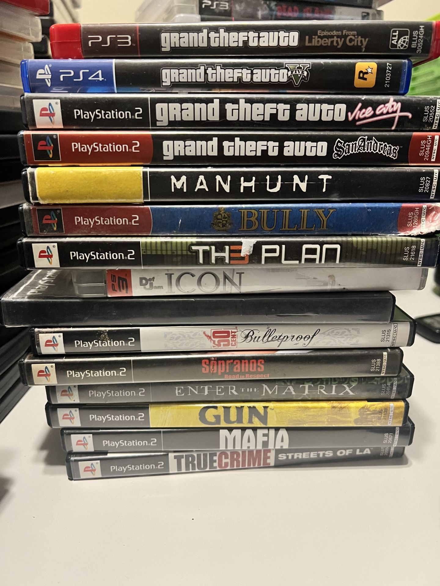 🔫 GTA + Mafia + Bulletproof Crime Game Bundle – PS2/PS3/PS4 – $150
