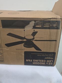 52-Inch Indoor LED Hugger Ceiling Fan
