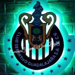Chivas Wood Logo With Color Changing Leds $120 
