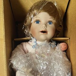 Ashton Drake HEAVEN BLESS YOU Precious Moments Doll by Sam Butcher