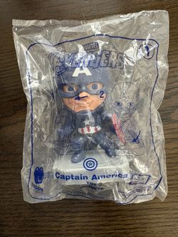 2019 McDonald's Marvel Avengers Captain America Happy Meal Toy New Sealed #1