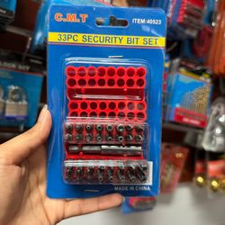 33 PCS Security Bits Brand New