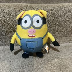 Toy Factory Minions Stuart Pig 7” Plush Stuffed Animal Toy Illumination