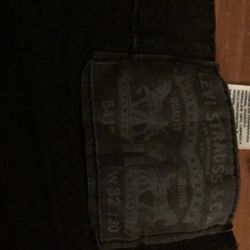 Mens Black Levis 