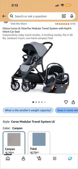 Chicco corso travel system (read description)