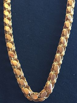 14k solid gold Italy unique chain on market