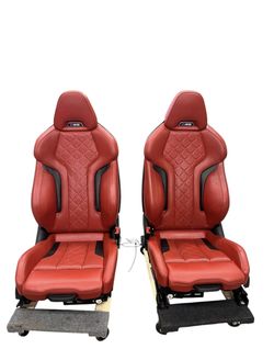 BMW F90 F91 F92 F93 M5 M8 Sakhir Orange Red Seats