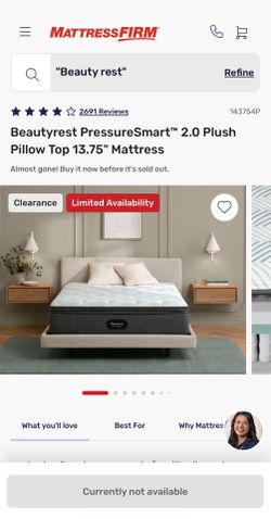 Beauty Rest Pressure Point 2.0 plush mattress
