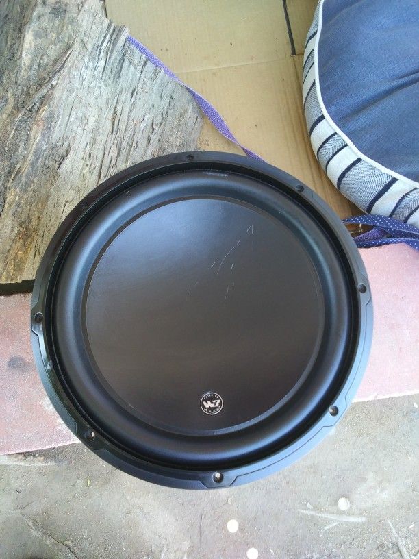 12" Jl Audio W3v3 Car subwoofer( No Box) Asking 150$firm