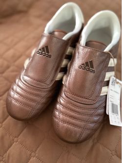 ADIDAS TAEKWONDO Women's size BALLET Metallic Sheen BROWN NEW Athletic Sneaker