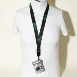 Razer Lanyard Camera Strap 38" Black Green, Peak Design Quick Release