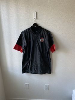Nike Ohio State University Buckeyes Hot Jacket 1/4 Zip Short Sleeve Men’s Medium
