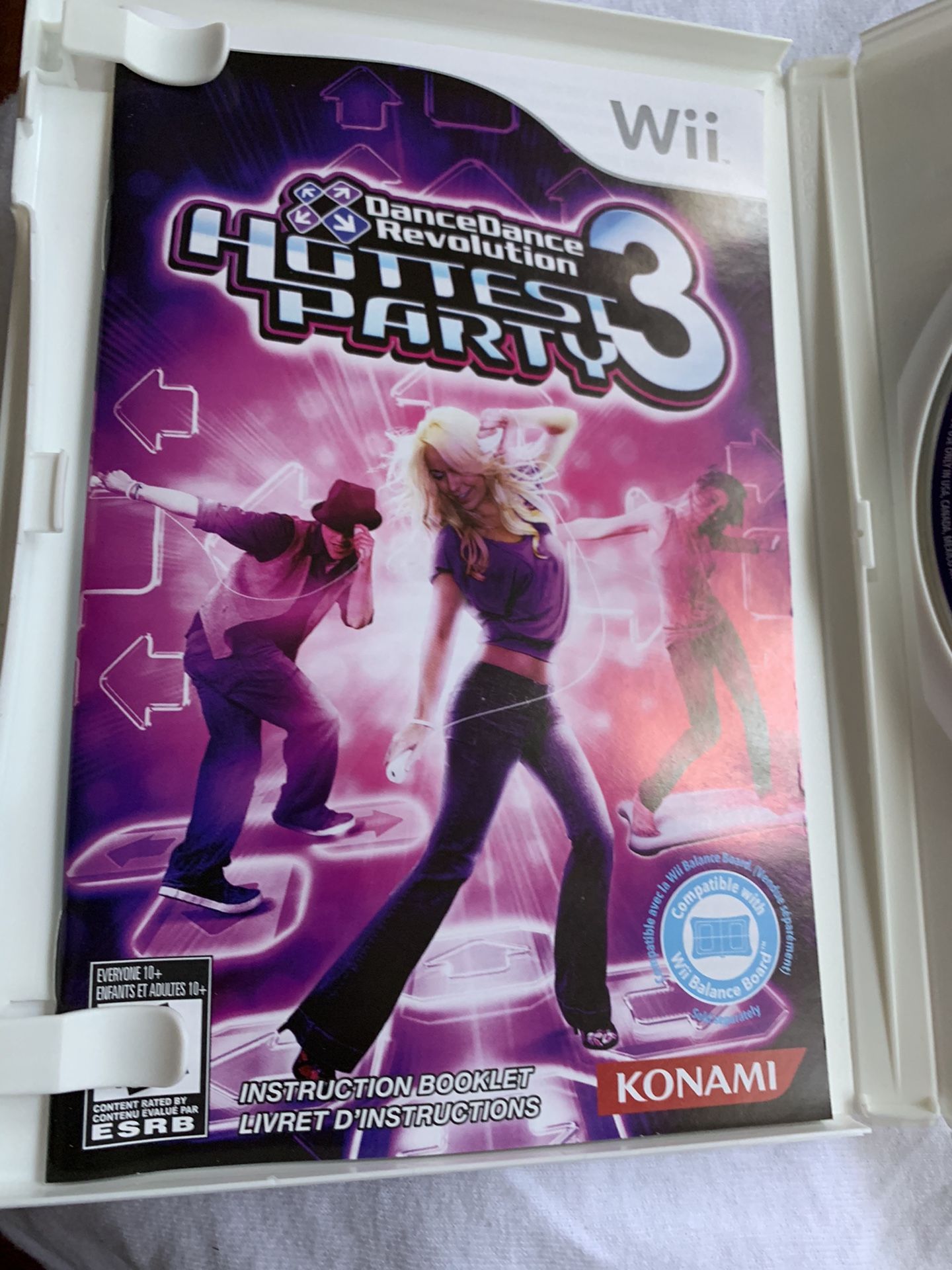 nintendo wii dance dance revolution 3 hottest party