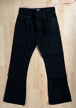 Baenciaga flare lost tape jeans  small