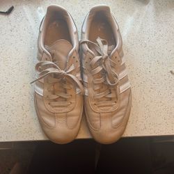 brand new tan adidas sambas