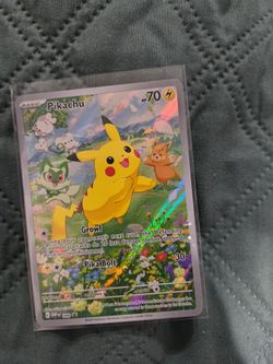 Pikachu SVP EN 088 Black Star Promo Pokemon Sv: Scarlet & Violet Promo Card Holo