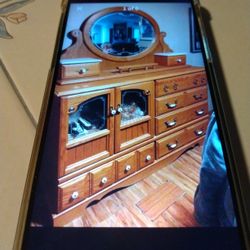 Large Wood Dresser