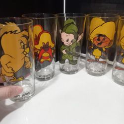 Collectable Cartoon Character Glass Cups