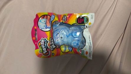 Tie dye bear squishy
