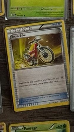 Acro Bike Pokemon Trainer Card
