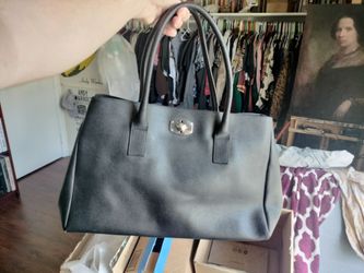 Furla Black Leather Shoulder Bag
