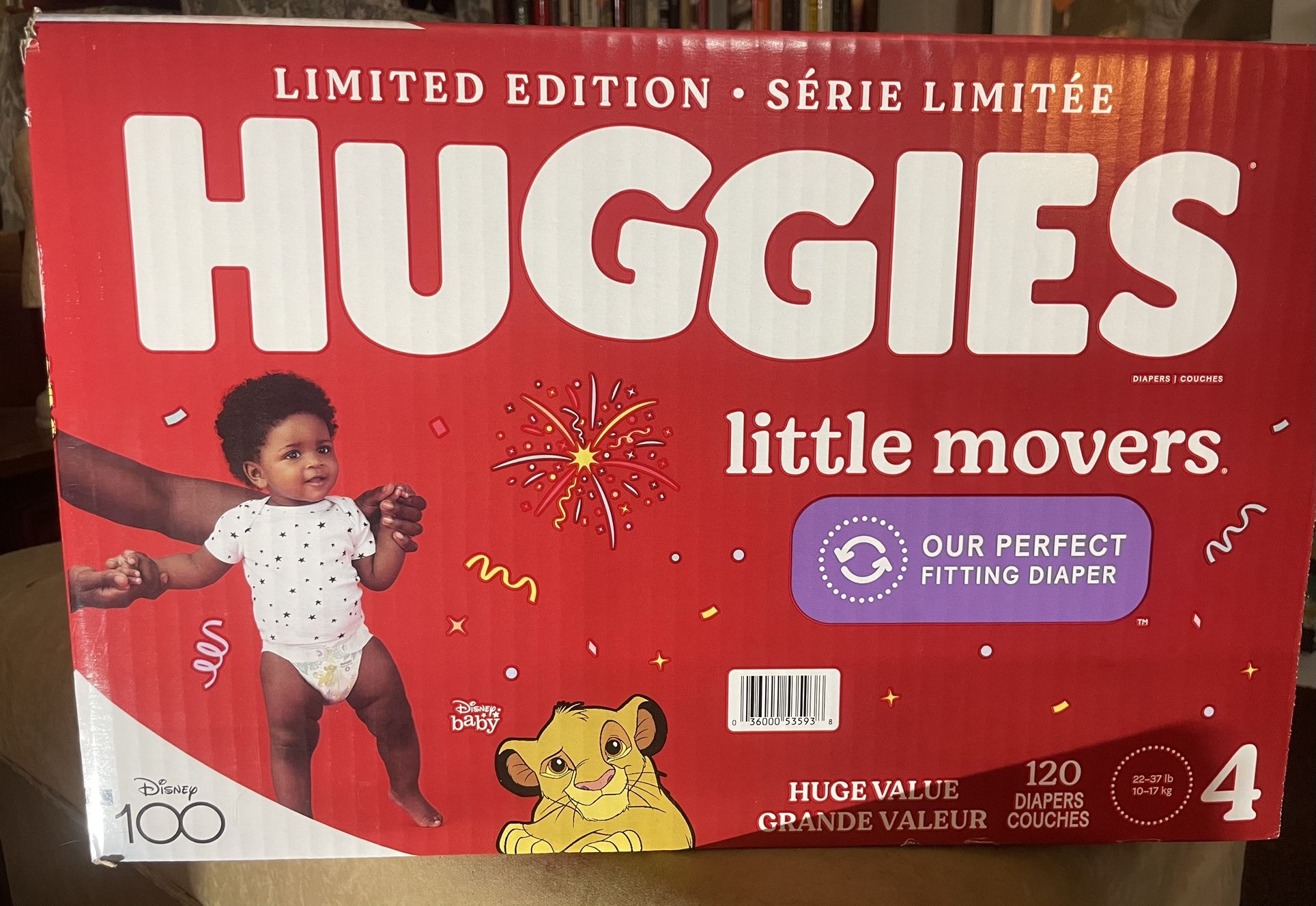 Huggies Little Movers Diapers-120ct/size4