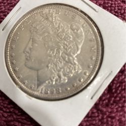 1898 Morgan silver Dollar