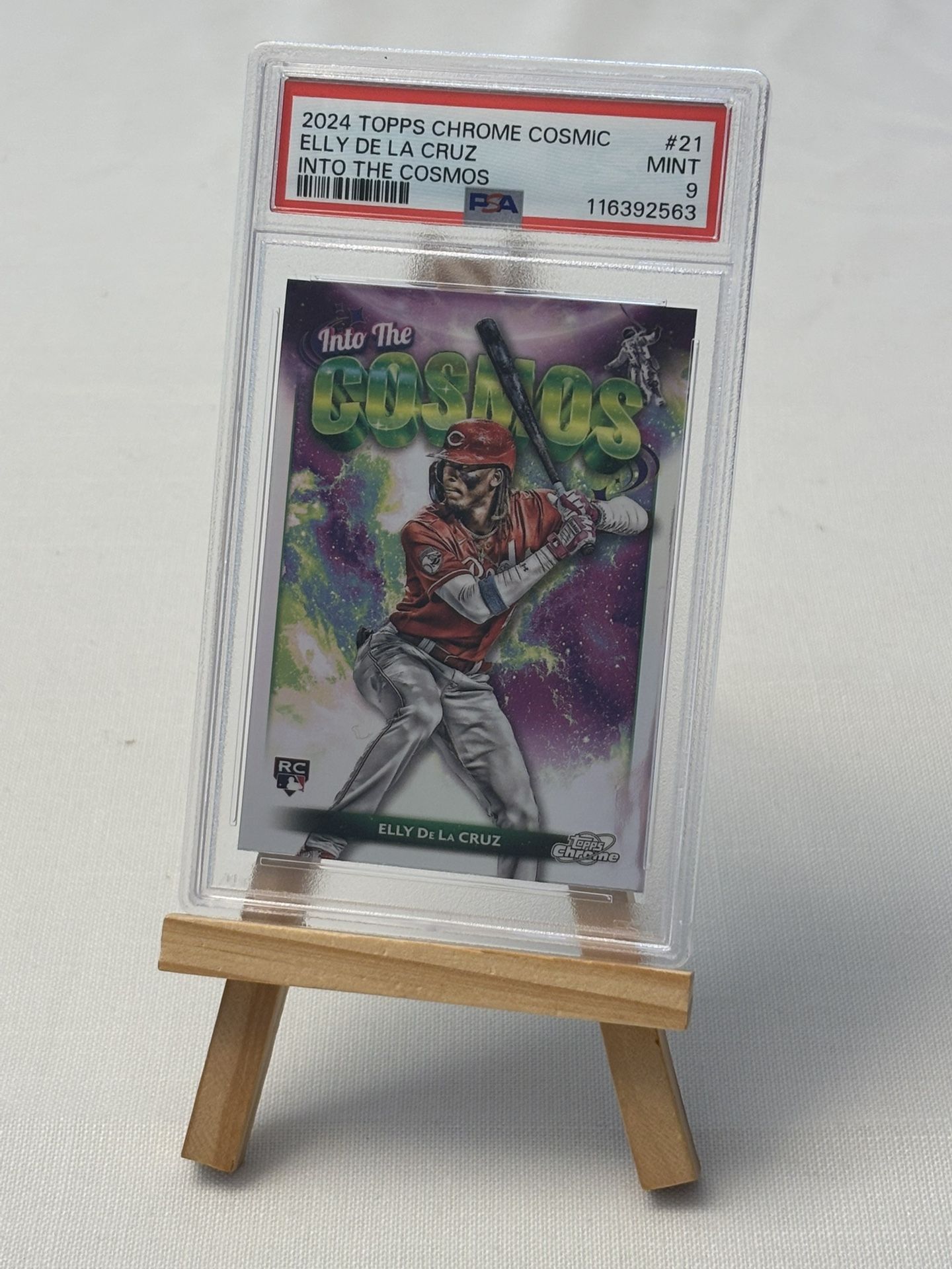 Elly De La Cruz Rookie PSA 9 Cosmic REDS
