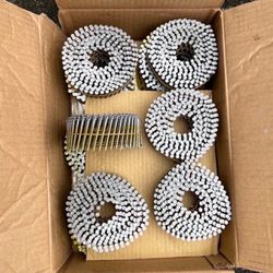 Siding Nails. Size 2". Total 8 Rolls