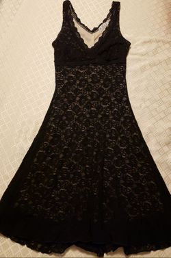 Black Lace Halter Style Dress by Trixxi Size Small