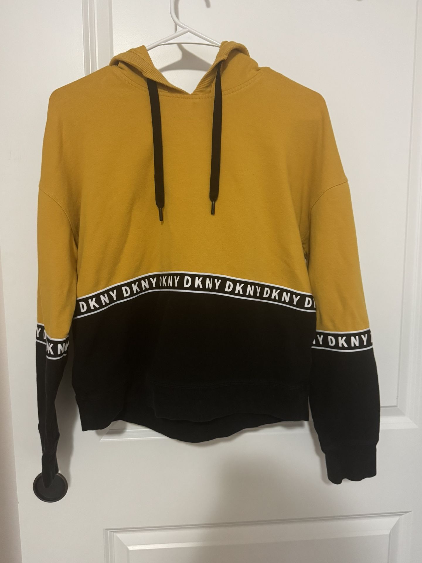 DKNY hoodie yellow/black