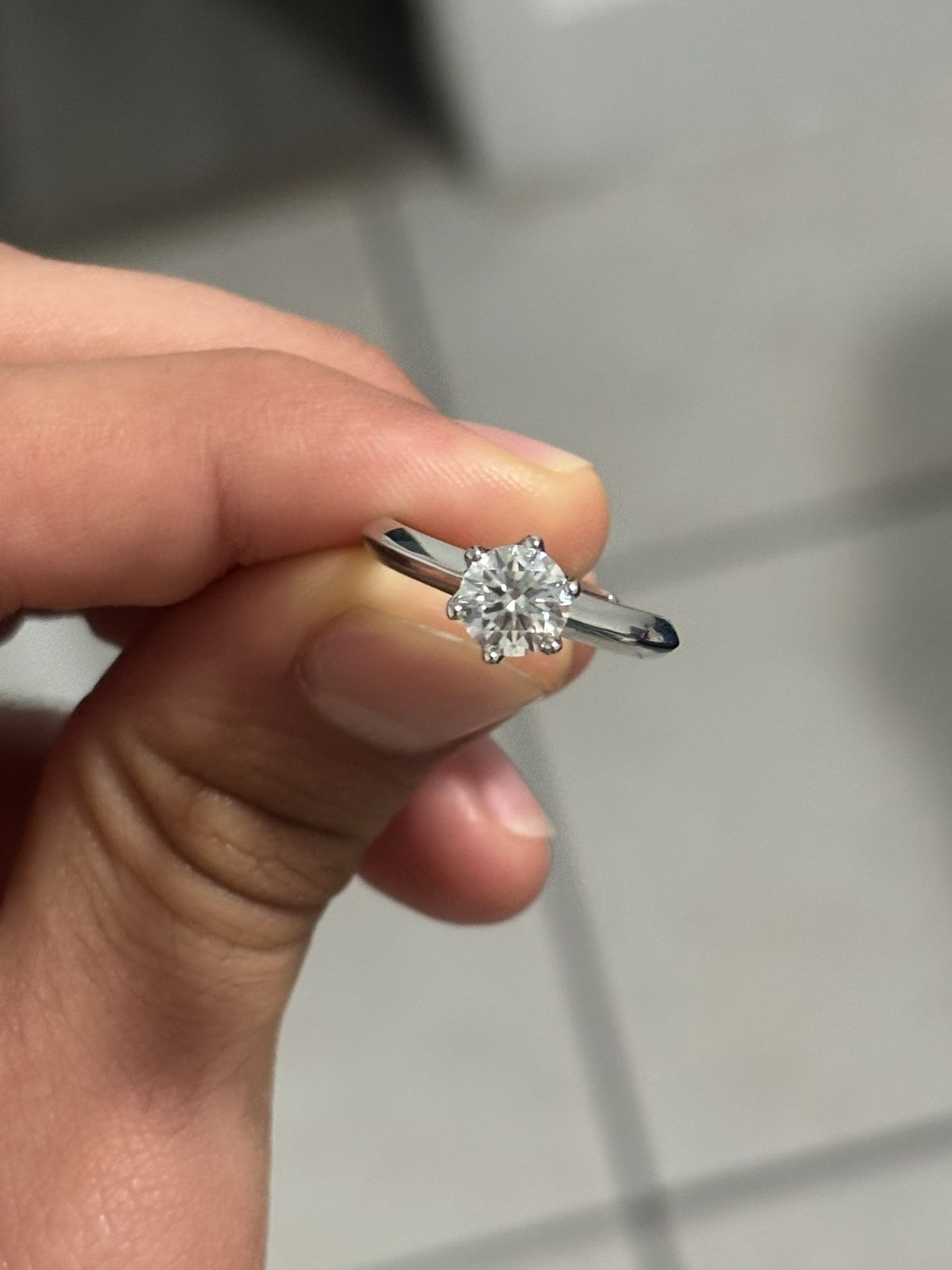 VVS1 Engagement Ring Moissanite💍
