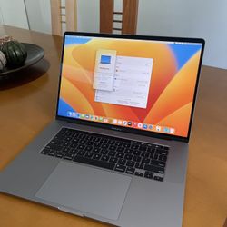 16 inch Macbook Pro Touchbar — i9 / 1TB —